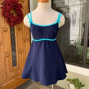 Mainstream Swim-dress. Size 10. Vintage One Piece Swim